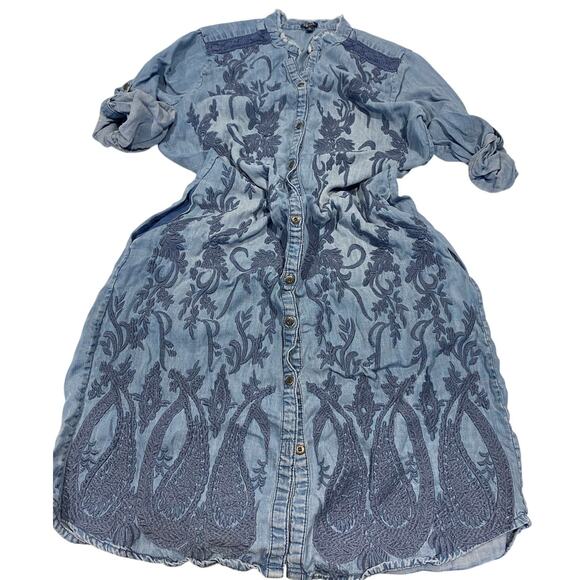 REBA Denim Southwestern Blue Jean Size Small Women's - Picture 1 of 6
